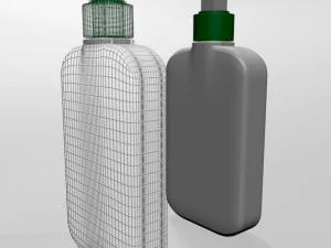 Facial cleanser bottle 01 3D Model