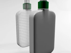 Facial cleanser bottle 01 3D Model