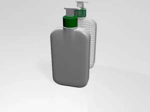 Facial cleanser bottle 01 3D Model
