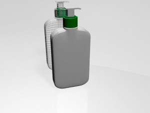 facial cleanser bottle 01 3D Model
