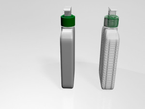 facial cleanser bottle 01 3D Model