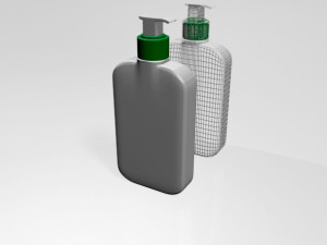 facial cleanser bottle 01 3D Model