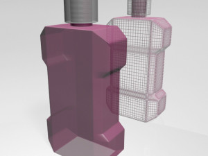 mouthwash bottle 01 Modèle 3D