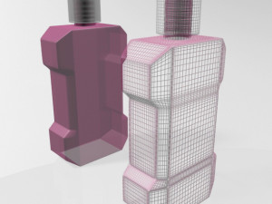 mouthwash bottle 01 Modelo 3D