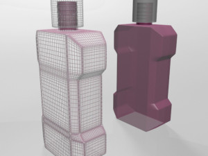 mouthwash bottle 01 Modelo 3D