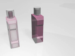 Mouthwash bottle 01 3D Model