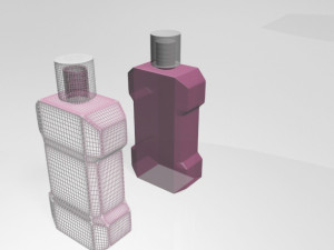 mouthwash bottle 01 Modelo 3D