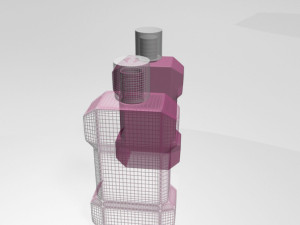 mouthwash bottle 01 Modelo 3D
