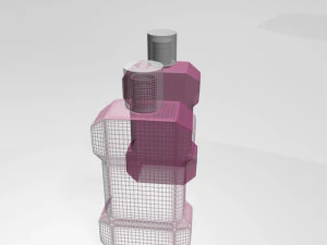 Mouthwash bottle 01 3D Model