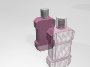 mouthwash bottle 01 Modelo 3D