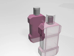 Mouthwash bottle 01 3D Model