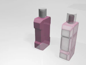 Mouthwash bottle 01 3D Model