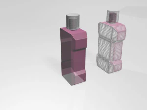 Mouthwash bottle 01 3D Model