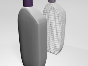 body lotion bottle 01 3D Модель
