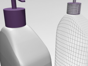 Body lotion bottle 01 3D मॉडल