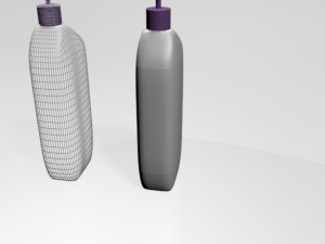 Body lotion bottle 01 3D मॉडल