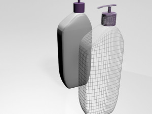 Body lotion bottle 01 3D मॉडल