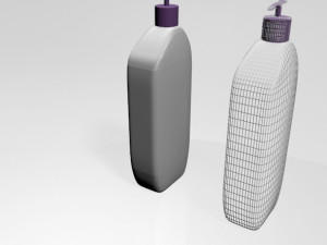 Body lotion bottle 01 3D मॉडल