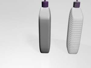 Body lotion bottle 01 3D मॉडल