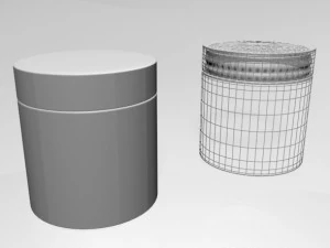 保湿クリームボトル01 3Dモデル