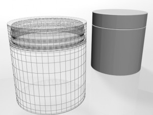 moisturizing cream bottle 01 Modelo 3D