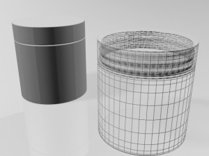 moisturizing cream bottle 01 Modelo 3D