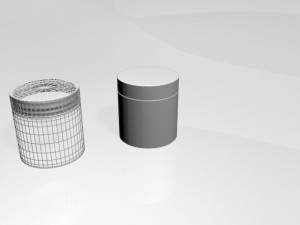 moisturizing cream bottle 01 Modelo 3D