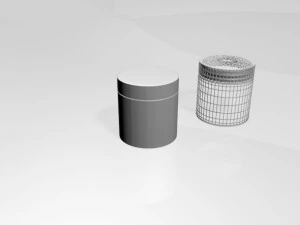 Moisturizing cream bottle 01 3D Model