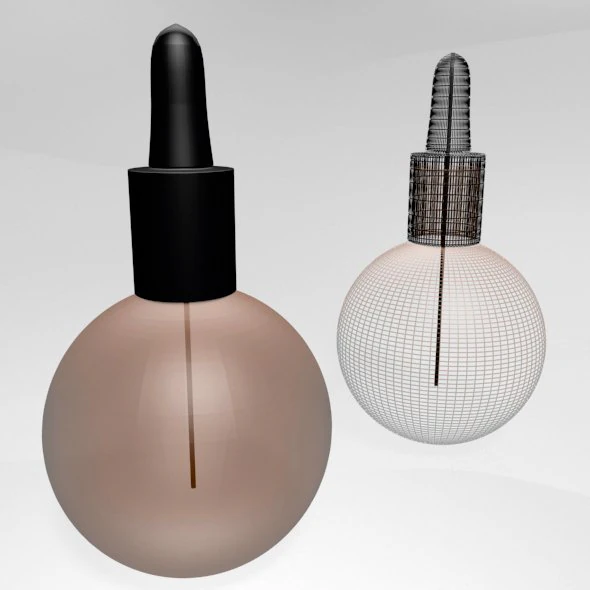 Moisturizing oil bottle 01 3D Model .c4d .max .obj .3ds .fbx .stl .blend 