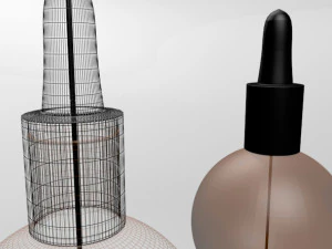 Moisturizing oil bottle 01 3D Model