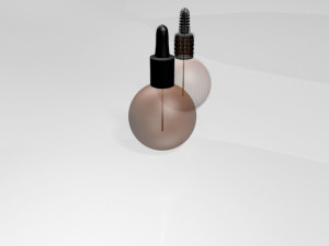 moisturizing oil bottle 01 3D Model