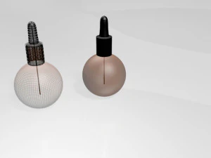 Moisturizing oil bottle 01 3D Model