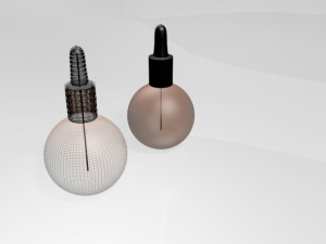 moisturizing oil bottle 01 3D Model