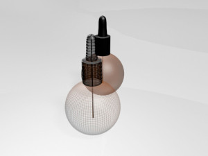 moisturizing oil bottle 01 3D Model
