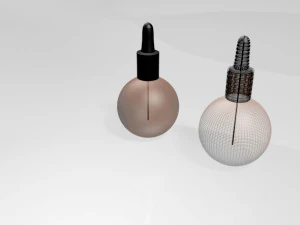 Moisturizing oil bottle 01 3D Model