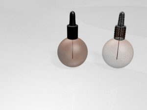 moisturizing oil bottle 01 3D Model