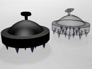 Hair brush 01 3D Model