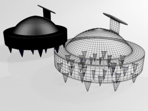 Hair brush 01 Model 3D