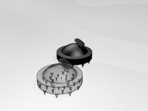 Hair brush 01 Model 3D