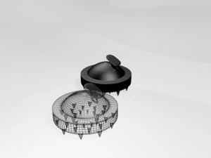 Hair brush 01 3D Model