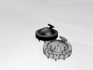 Hair brush 01 Model 3D