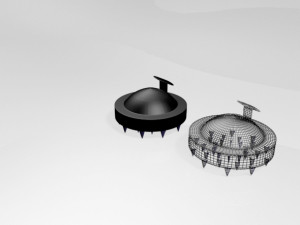 Hair brush 01 Model 3D