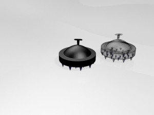Hair brush 01 Model 3D