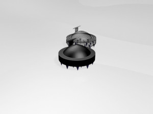Hair brush 01 Model 3D