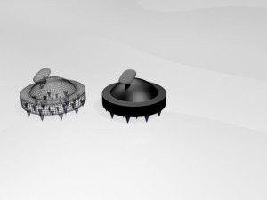 Hair brush 01 Model 3D