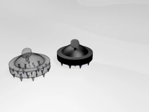 Hair brush 01 3D Model