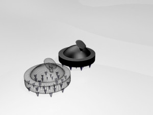 Hair brush 01 Model 3D