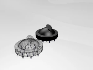 Hair brush 01 3D Model