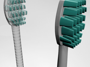 tooth brush head 01 3Dモデル