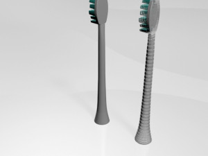 tooth brush head 01 3Dモデル